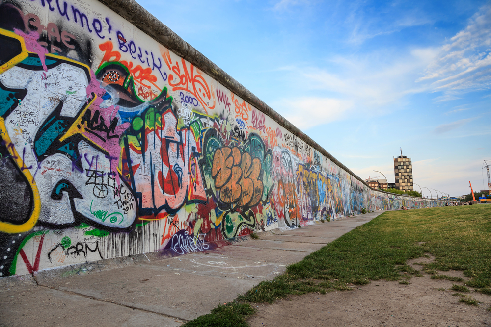 Another section of the Berlin Wall is demolished