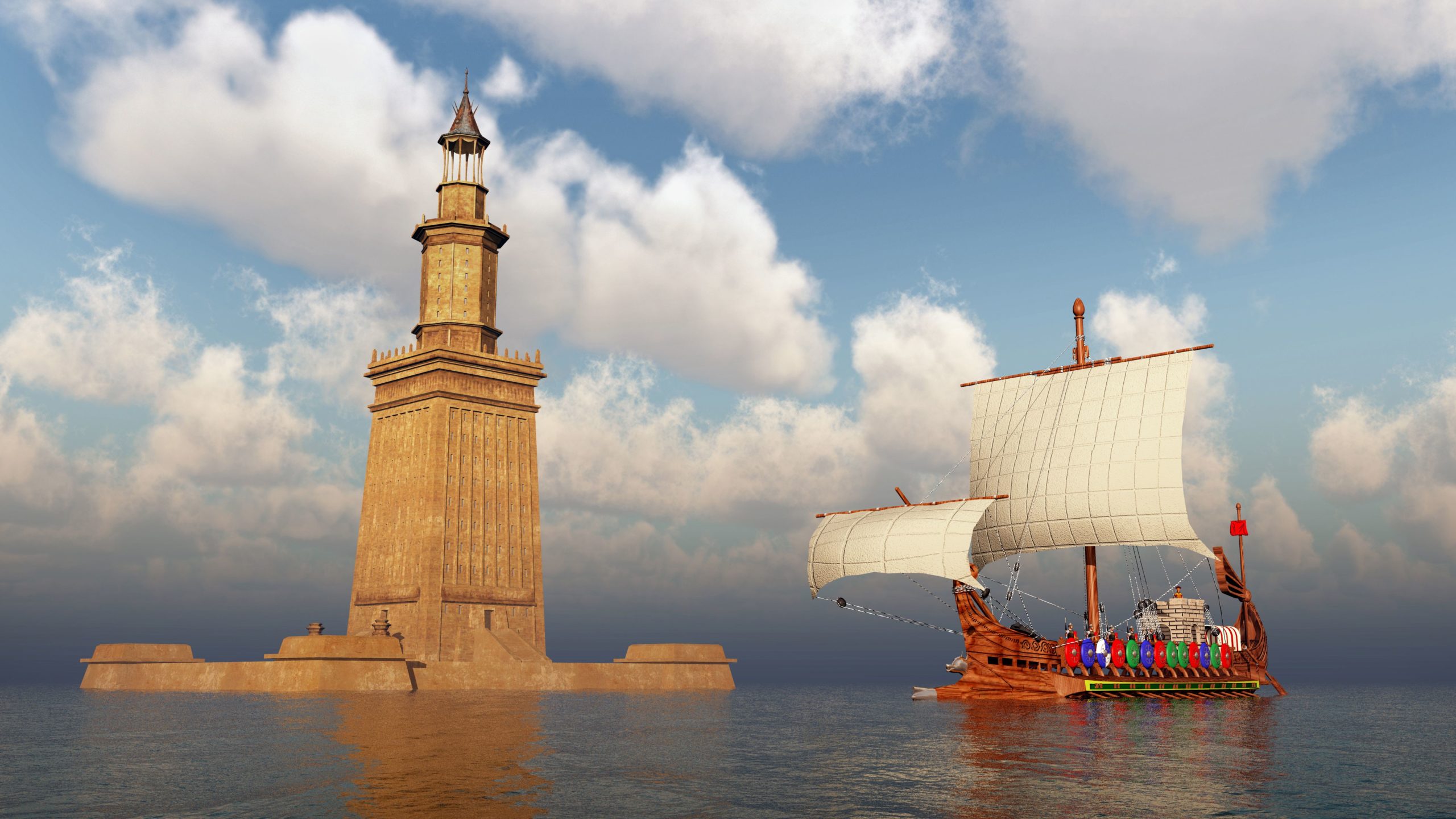 The Magnificent Lighthouse Of Alexandria